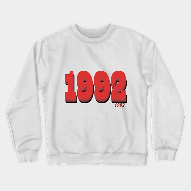 1992 Crewneck Sweatshirt by DmitryPsk